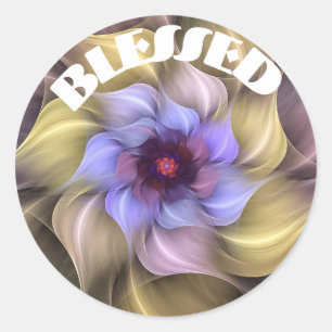 Blessed  classic round sticker