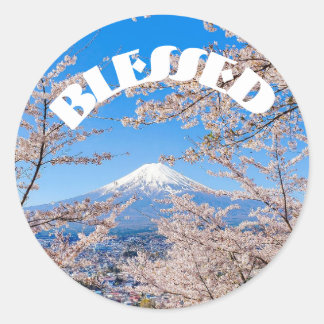 Blessed Classic Round Sticker