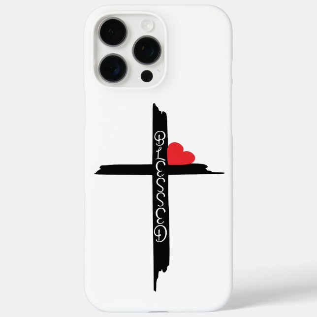 blessed cross Phone case (Back)