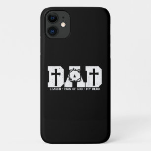 Blessed Dad Daddy Cross Christian Religious Father iPhone 11 Case