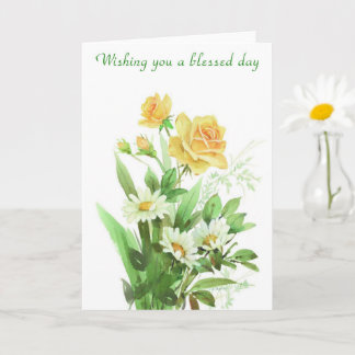 Blessed Day Thinking of You Card