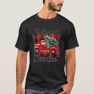 Blessed Deedee Red Truck Vintage Christmas Tree T-Shirt