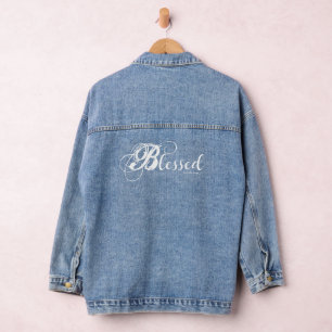 Blessed Denim Jacket (White)