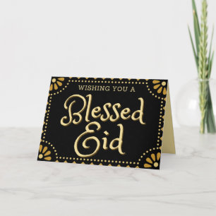 Blessed Eid Greeting Card