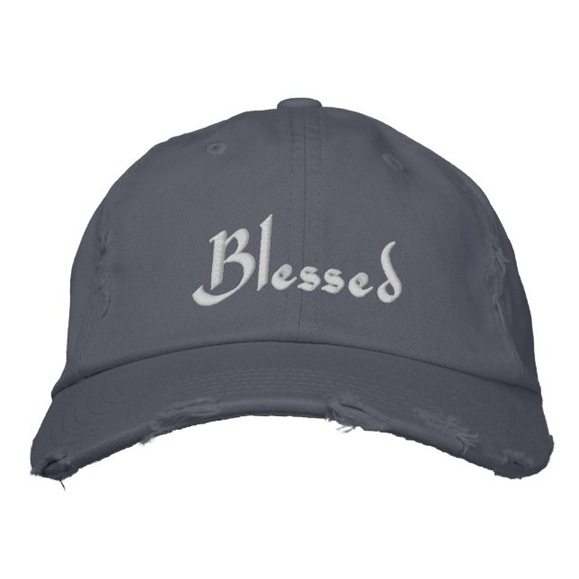 Blessed Embroidered Hat (Front)