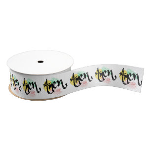 Blessed Faith Amen Tropical Summer Grosgrain Ribbon