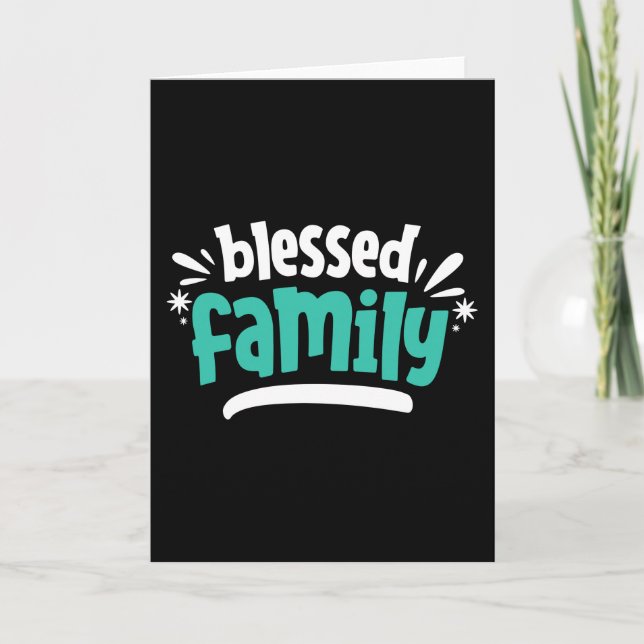 Blessed Family Card (Front)