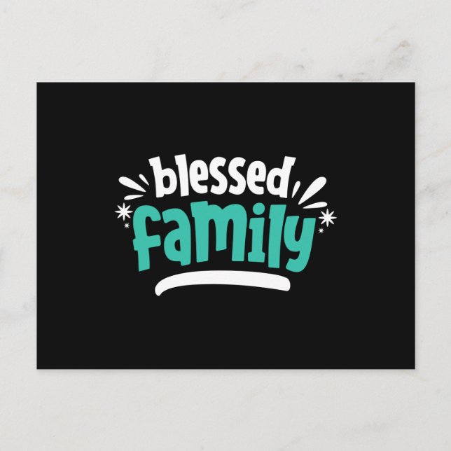 Blessed Family Postcard (Front)