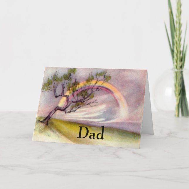 Blessed Father Greeting Card (Front)