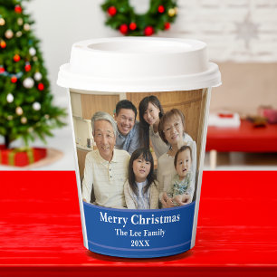 Blessed First Home Christmas Nativity Scene Paper Cups