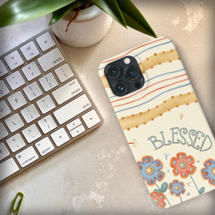 Blessed Flowers Whimsical Cute Inspirivity  iPhone 13 Pro Max Case