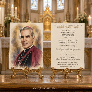 Blessed Fulton Sheen Intercession Prayer Holy 
