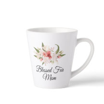 Blessed Fur Mum with Watercolor Floral Design