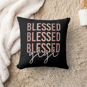 Blessed Gigi   Gifts for Gigi Grandma  Cushion