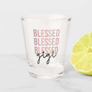 Blessed Gigi Gifts for Gigi Grandma Shot Glass