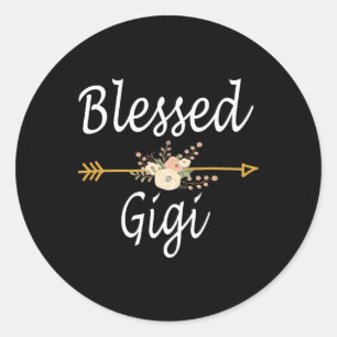 Blessed Gigi Mothers Day Gifts  Classic Round Sticker