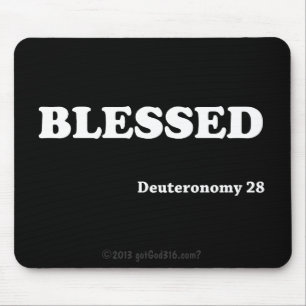 Blessed gotGod316.com Scripture Mouse Mat