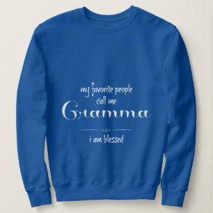 Blessed Gramma (white text) Sweatshirt