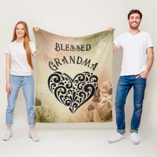 Blessed Grandma Fleece Blanket