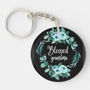 Blessed grandma key ring