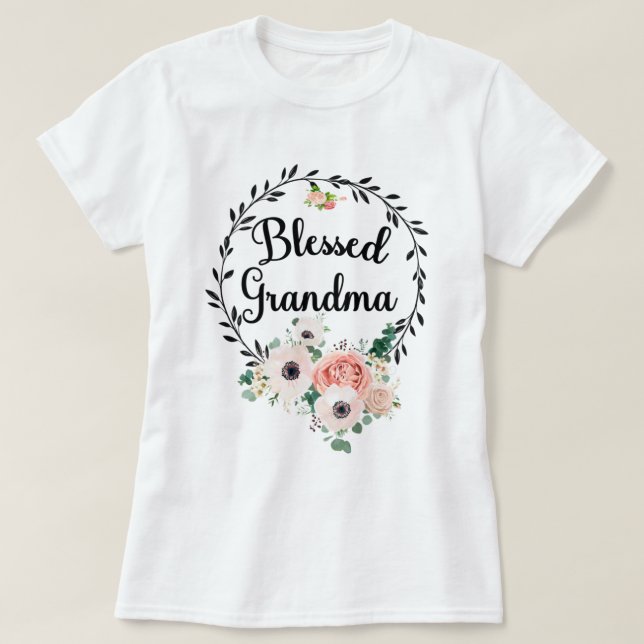Blessed grandma shirt (Design Front)