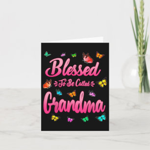 Blessed Grandma Shirt For Women Cute Mothers Day G Card