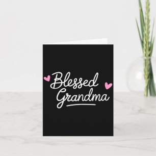 Blessed grandma shirt women grandmother mothers da card