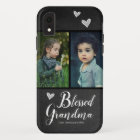 Blessed Grandma Two Photo Chalkboard