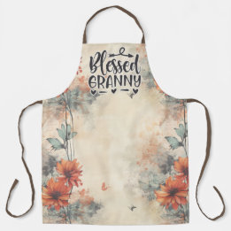 Blessed Granny All Over Print Apron