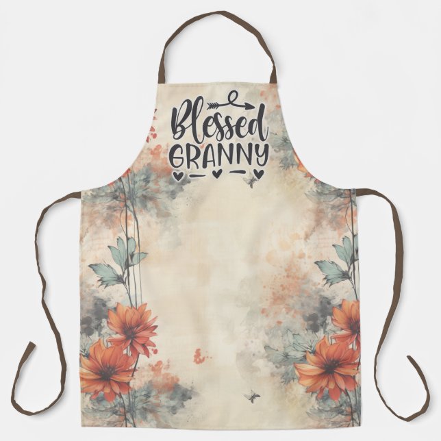 Blessed Granny All Over Print  Apron (Front)