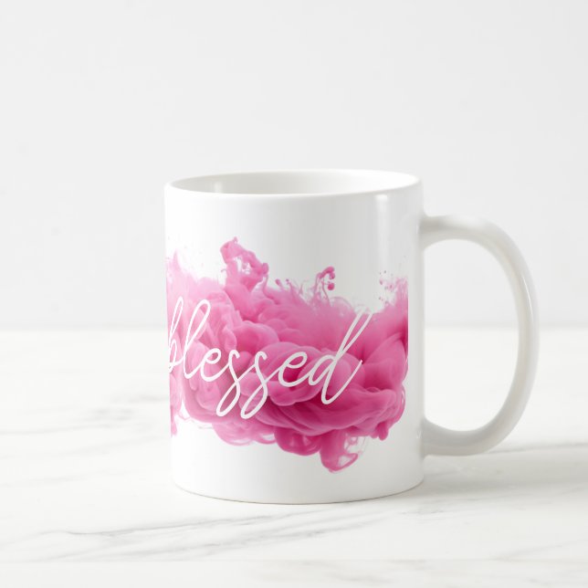 Blessed Grateful Thank You Gifts for Mum Dad Coffee Mug (Right)