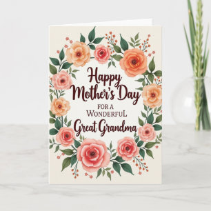 Blessed Great Grandma Card