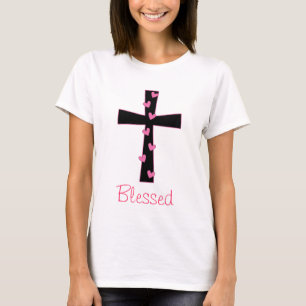 Blessed Heart Cross T-Shirt