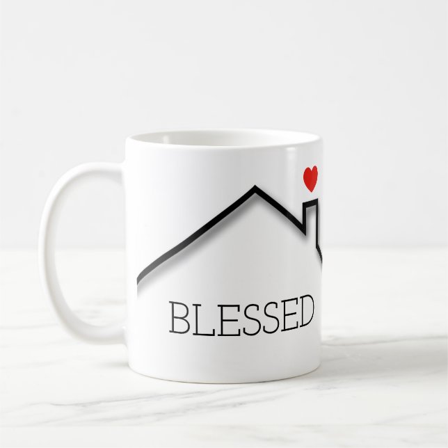 Blessed Home Coffee Mug (Left)