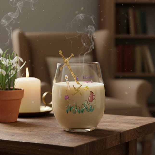 Blessed Imbolc Glass Light Renewal Brigid Design (Creator Uploaded)