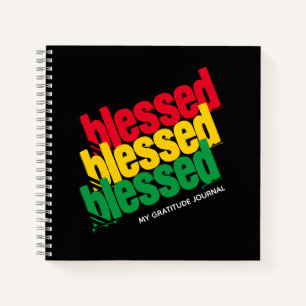 BLESSED In Jesus' Name Christian Gratitude Journal