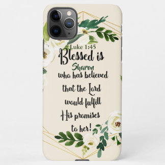 Blessed Is She Who Believed Name Christian  iPhone 11Pro Max Case
