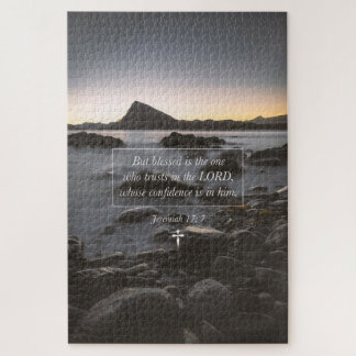 Blessed Is The One Who Trusts In The LORD Faith Jigsaw Puzzle