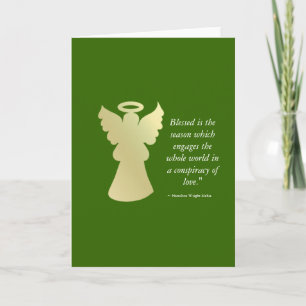 Blessed is the Season - Angel Holiday Card