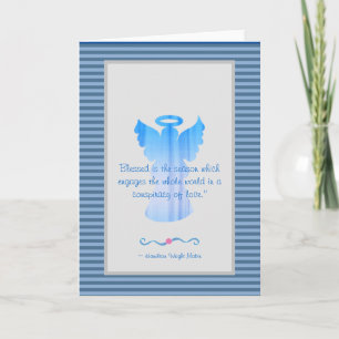 Blessed is the Season Angel Holiday Card
