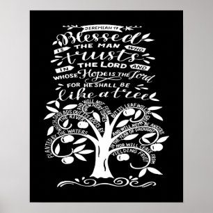 Blessed Jeremiah 17 Poster