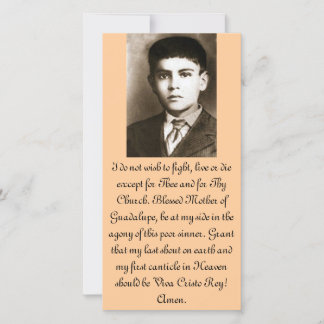 Blessed Jose Sanchez Prayer Cards