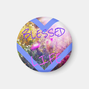 blessed life small magnet