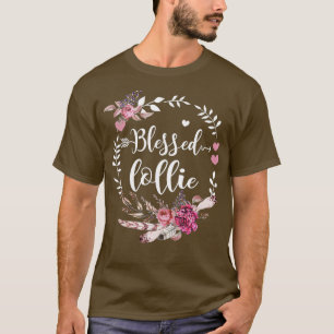 Blessed Lollie  Thanksgiving Floral Funny Gifts T-Shirt