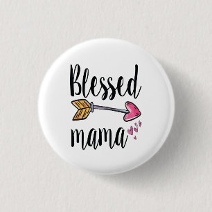 Blessed Mama 3 Cm Round Badge