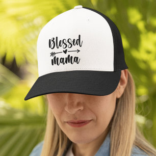 Blessed Mama Cute Mom Trucker Hat