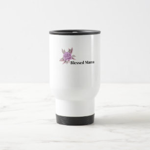 Blessed Mama Floral Coffee Mug