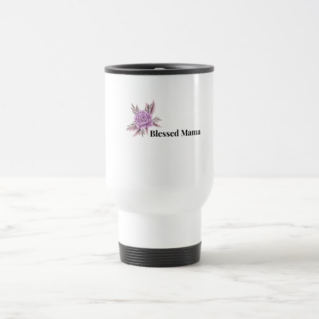 Blessed Mama Floral Coffee Mug (Center)