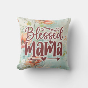 Blessed Mama Garden Floral  Cushion