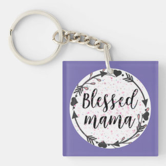 Blessed Mama Key Ring
